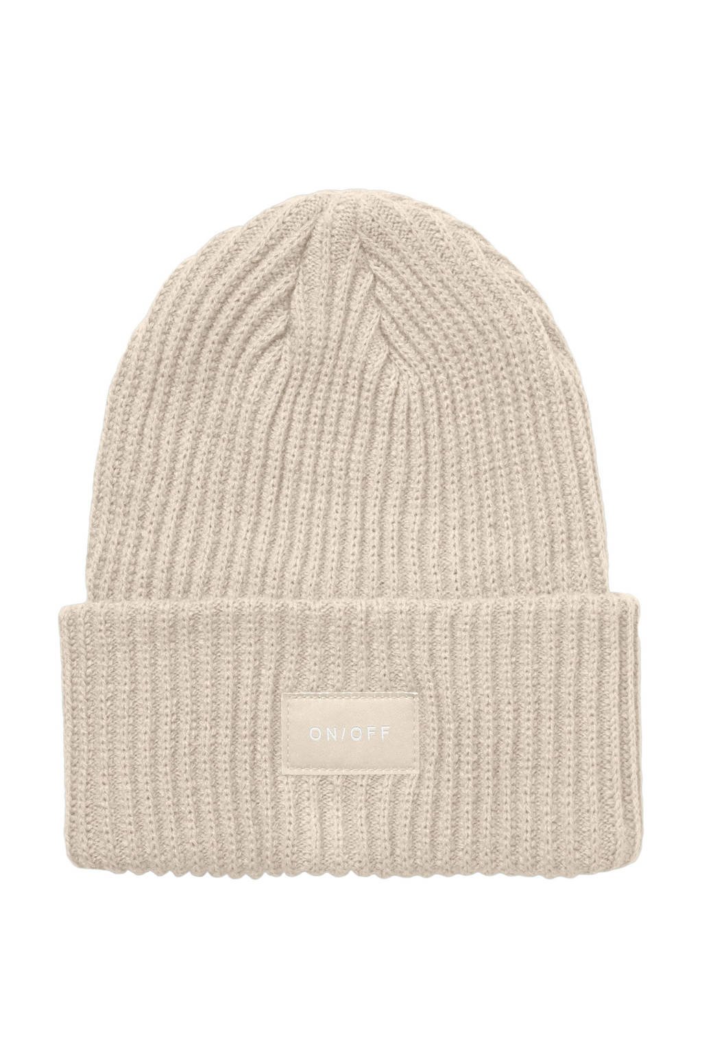 PIECES muts beige, Beige
