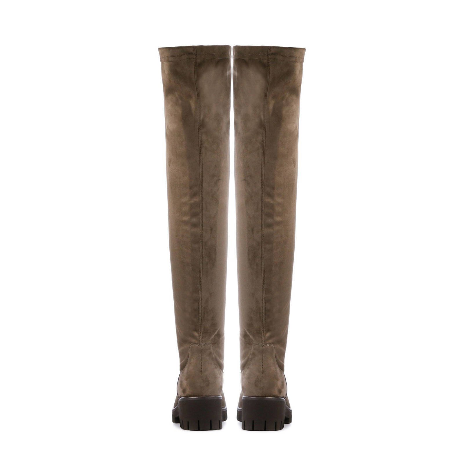 Lamica Aquilia suède overknee laarzen taupe | wehkamp Lamica Aquilia suède overknee laarzen taupe | wehkamp