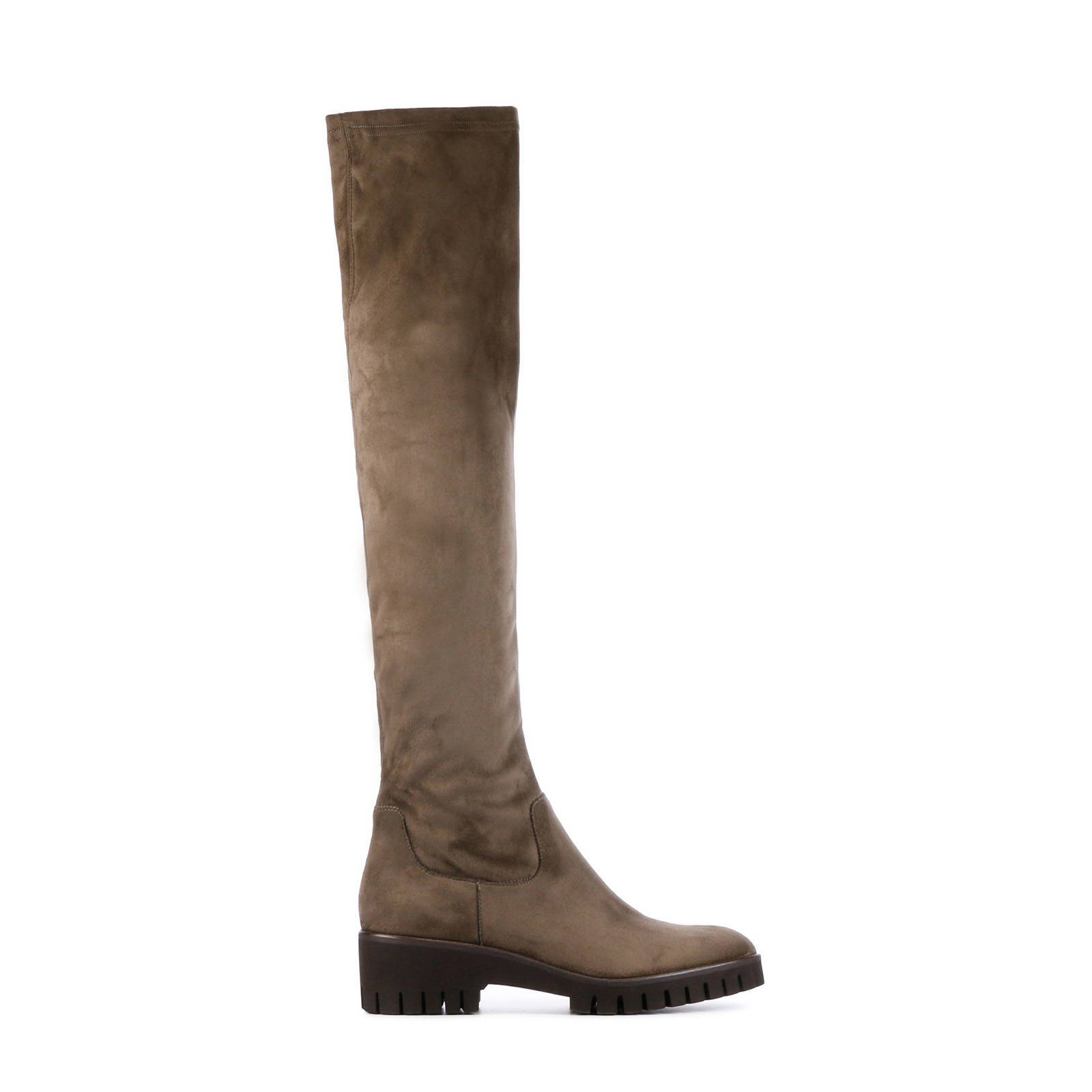 Lamica Aquilia suède overknee laarzen taupe | wehkamp Lamica Aquilia suède overknee laarzen taupe | wehkamp