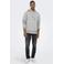 ONLY & SONS hoodie ONSCERES grijs melange