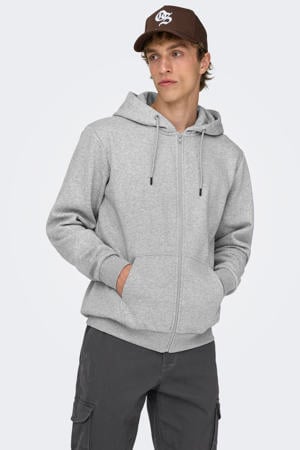 sweatvest ONSCERES grijs