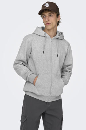 sweatvest ONSCERES grijs
