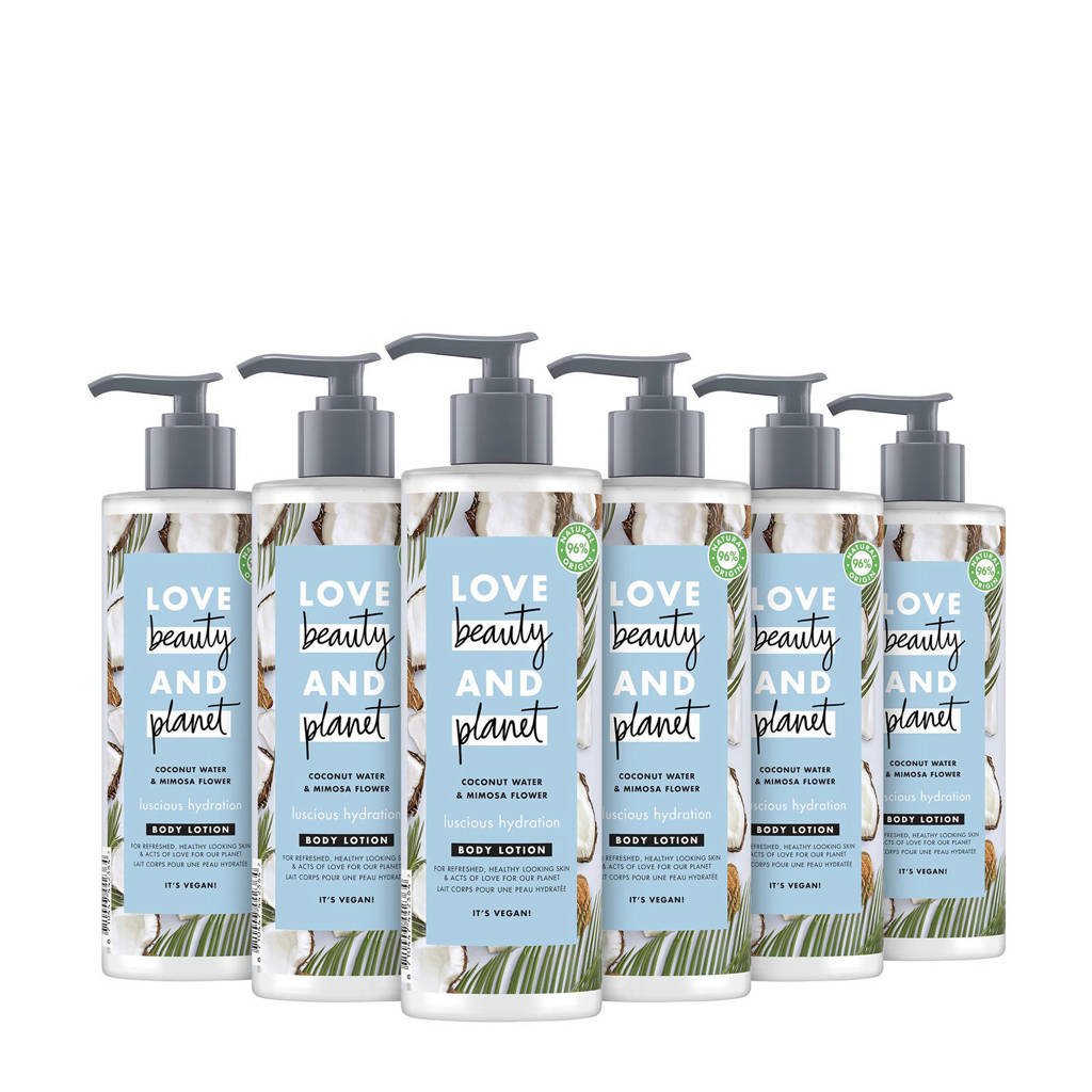 Love Beauty and Planet  Lucious Hydration bodylotion - 6 x 400 ml