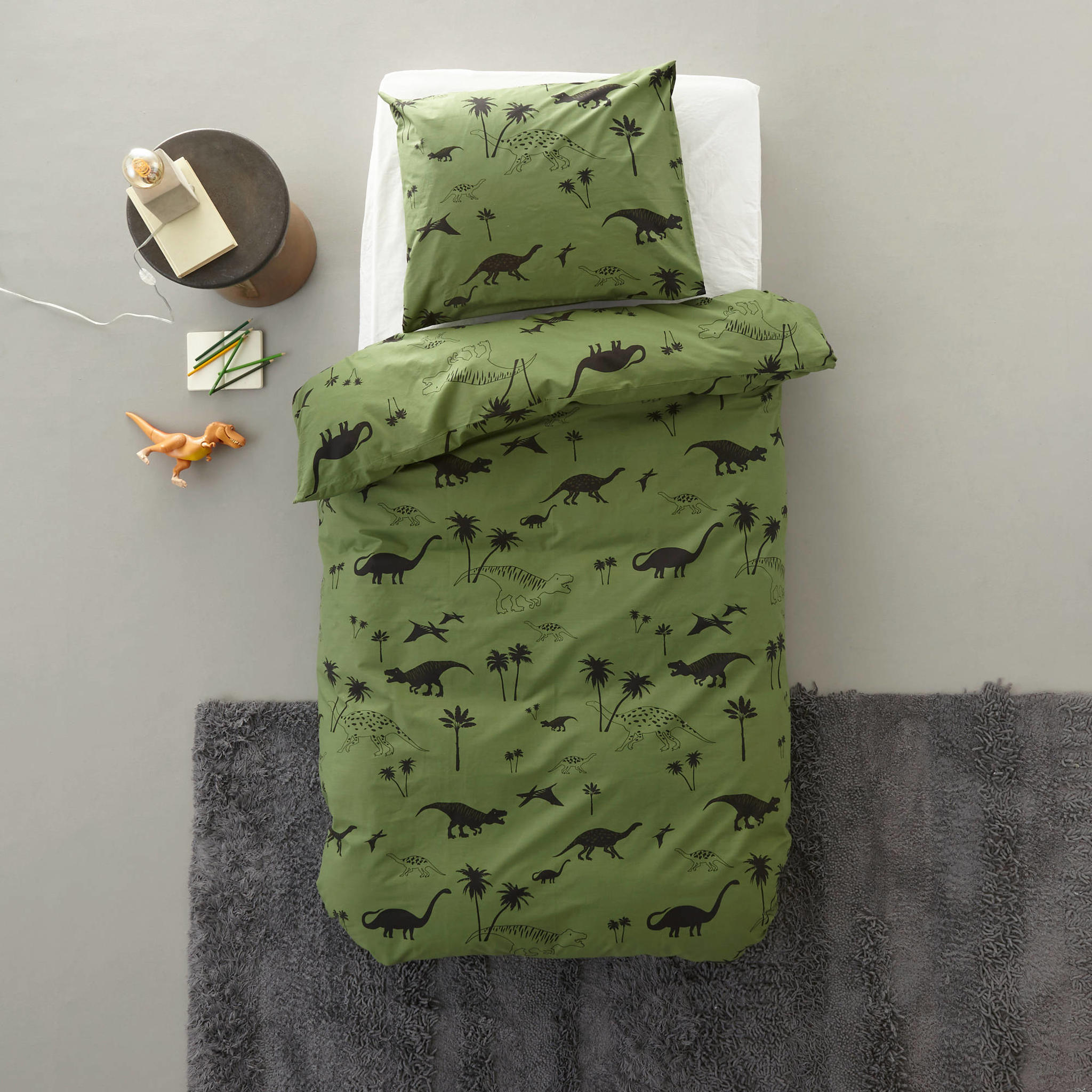 Wehkamp Home katoenen dekbedovertrek 1 persoons (140x200 cm) - Afbeelding 3