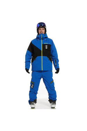 ski-jack Maine-R blauw/zwart