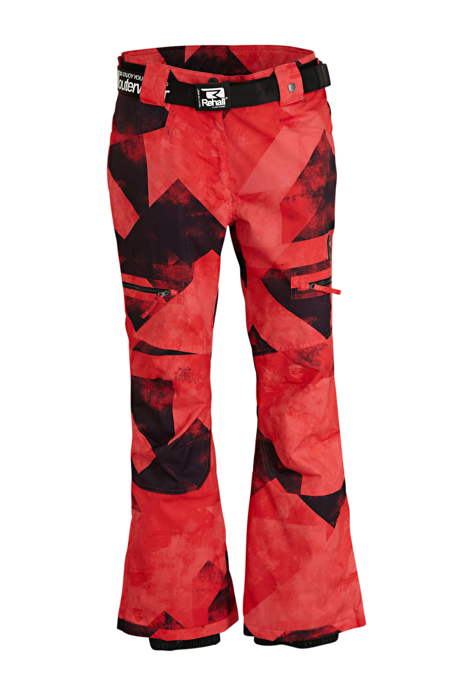 Rehall skibroek Keely R rood/zwart online kopen