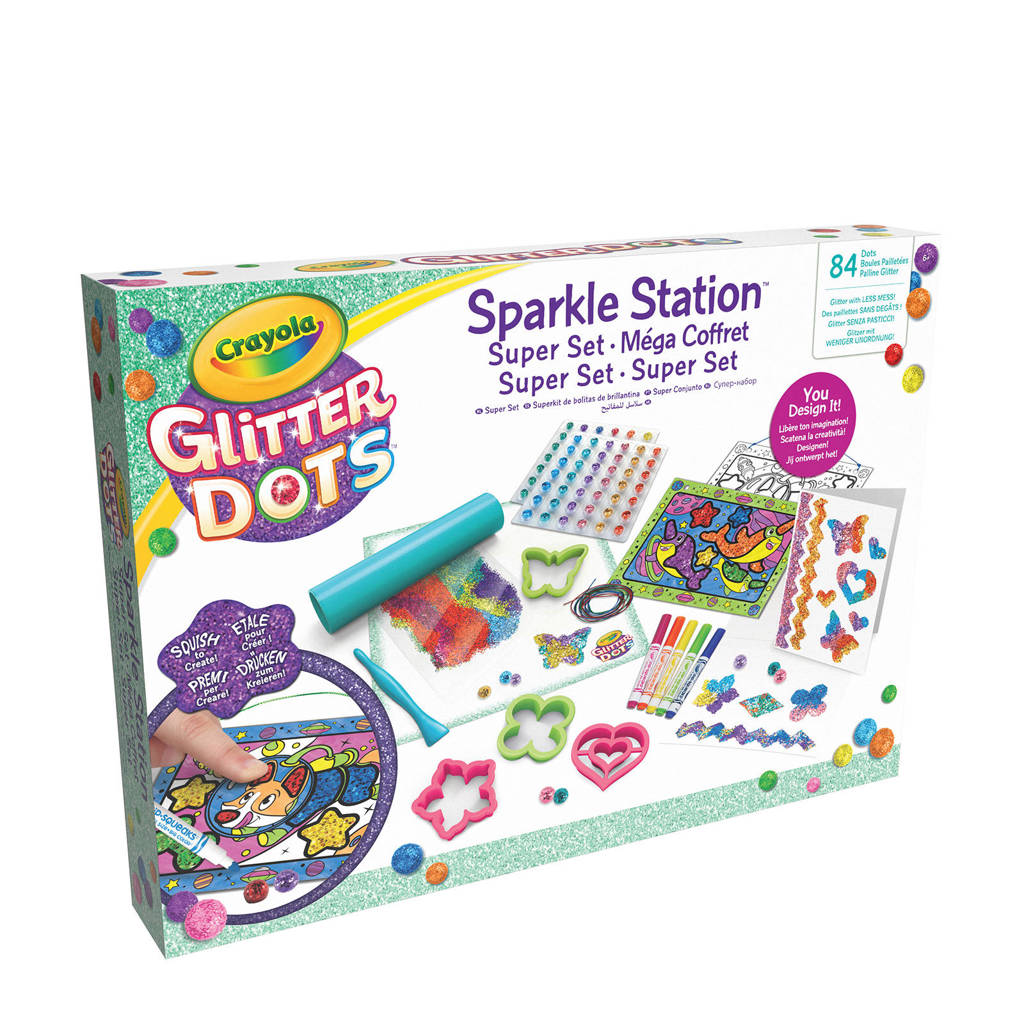Crayola Glitter Dots Sparkle Station deluxe wehkamp