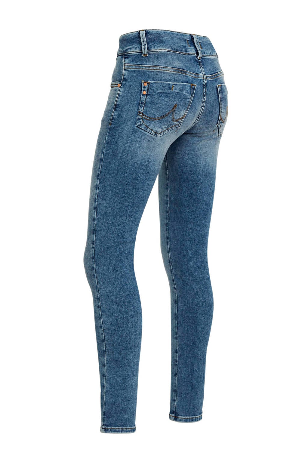 LTB Jeans Dames Molly 200 Slim Low Rise Basic 5 Pocket Dark Wash Blue Van Katoenmix Maat W29l30 Blauw 29w 30l 2856223225
