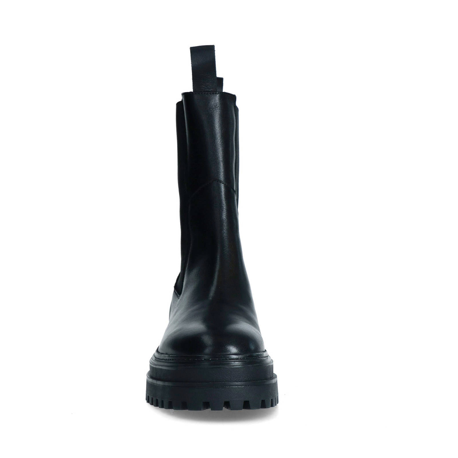 Sacha x Vivian Hoorn hoge leren chelsea boots zwart | wehkamp