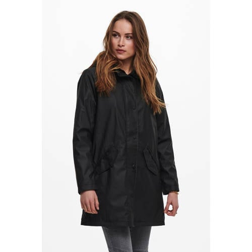 ONLY regenjas ONLSALLY zwart afbeelding