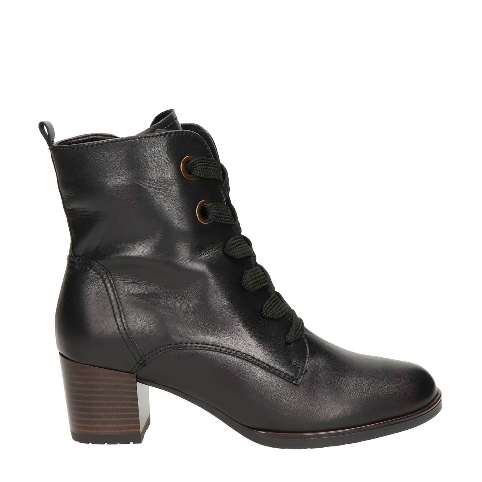 Ara leren veterboots zwart | wehkamp