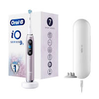 Oral-B iO Serie 9s elektrische tandenborstel (roze), Roze, wit