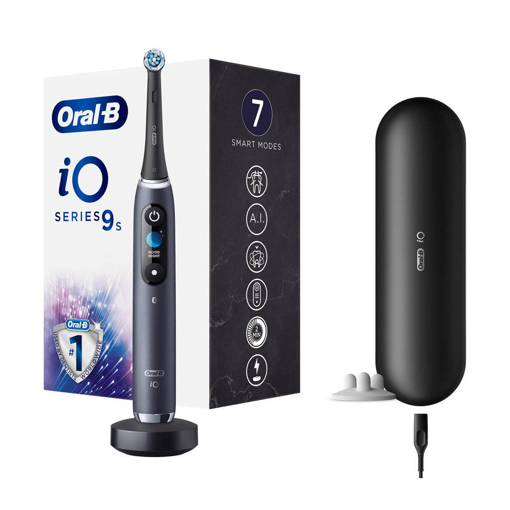 Oral-B iO Serie 9s elektrische tandenborstel (zwart), Zwart
