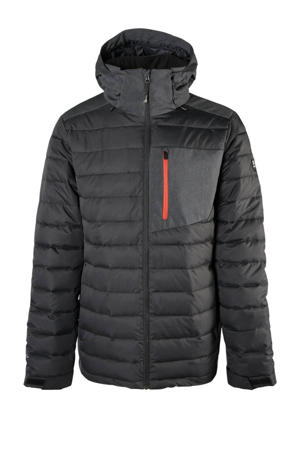 Brunotti ski-jack Trysail JR zwart/grijs, Zwart/grijs