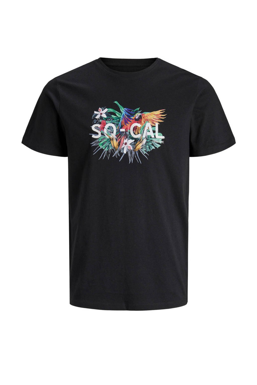 JACK & JONES ORIGINALS T-shirt met printopdruk donkerblauw, Donkerblauw