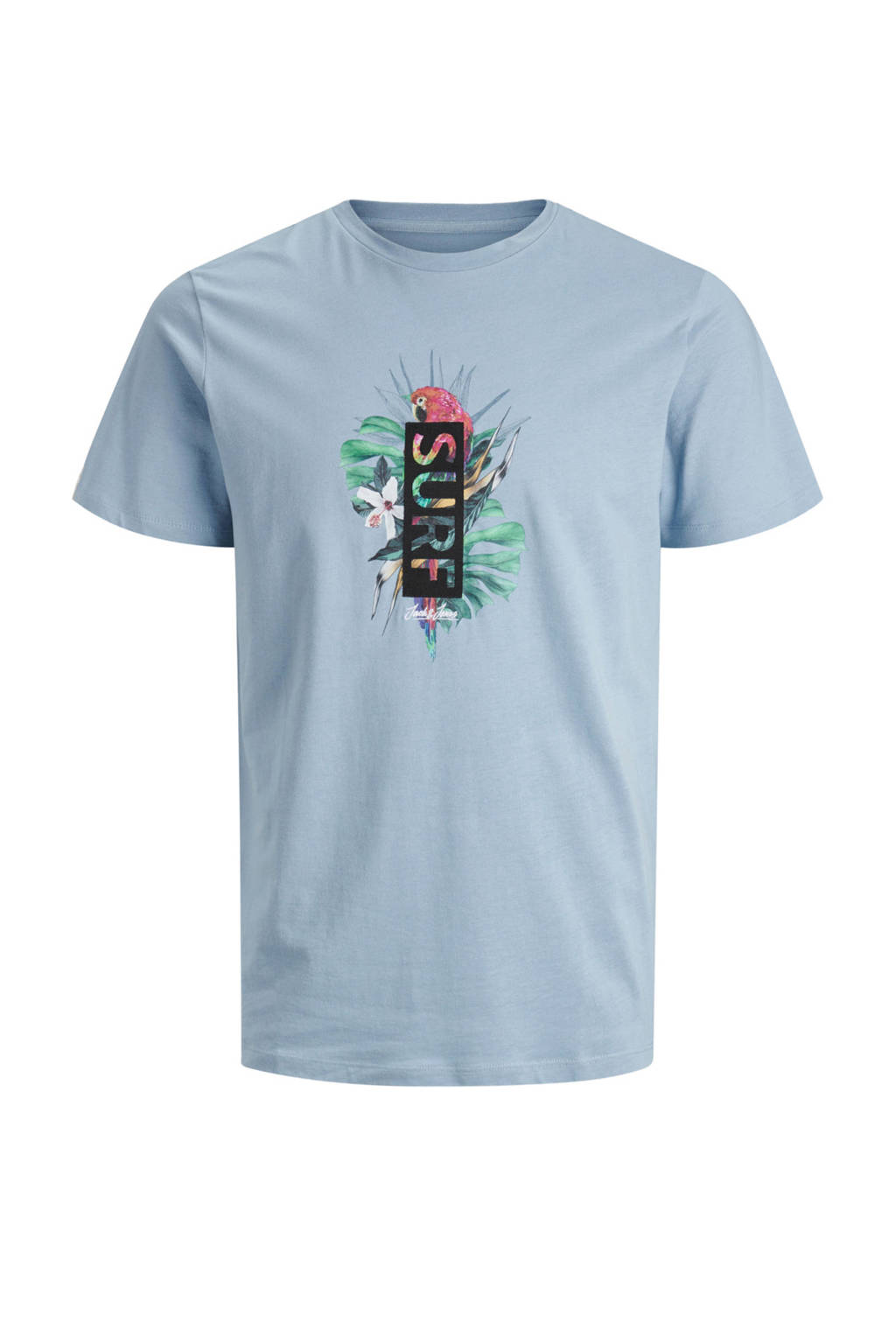 JACK & JONES ORIGINALS T-shirt met printopdruk lichtblauw, Lichtblauw