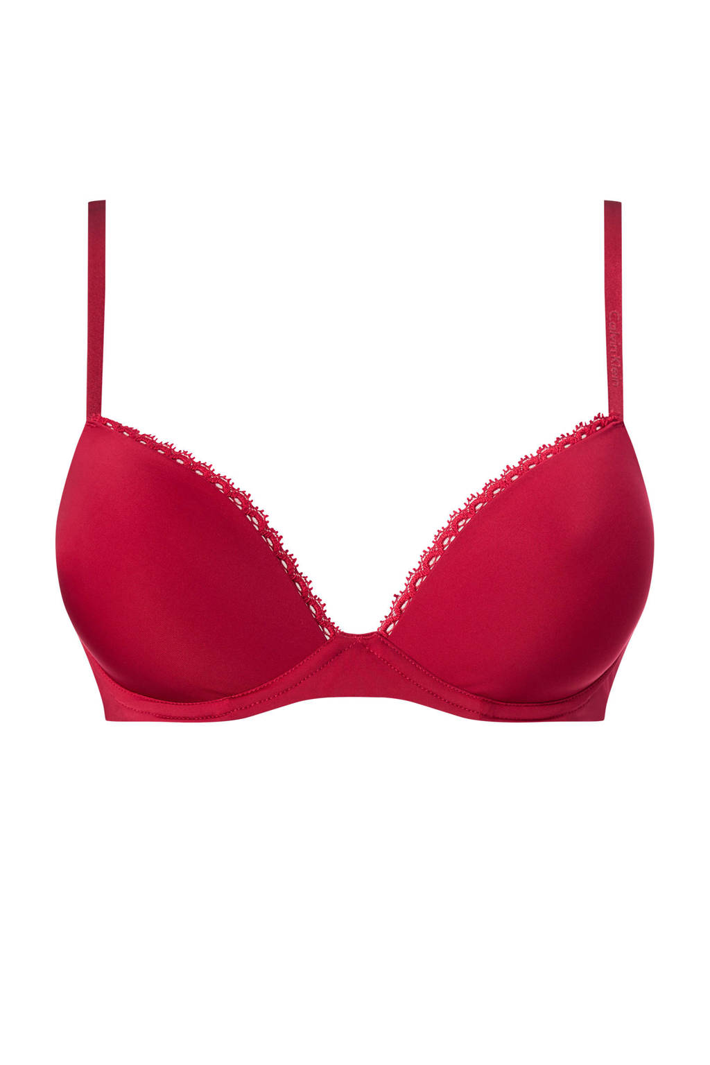 CALVIN KLEIN UNDERWEAR push-up bh donkerrood, Donkerrood
