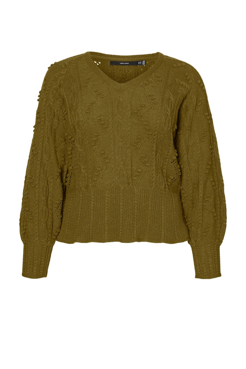 VERO MODA CURVE trui groen, Groen
