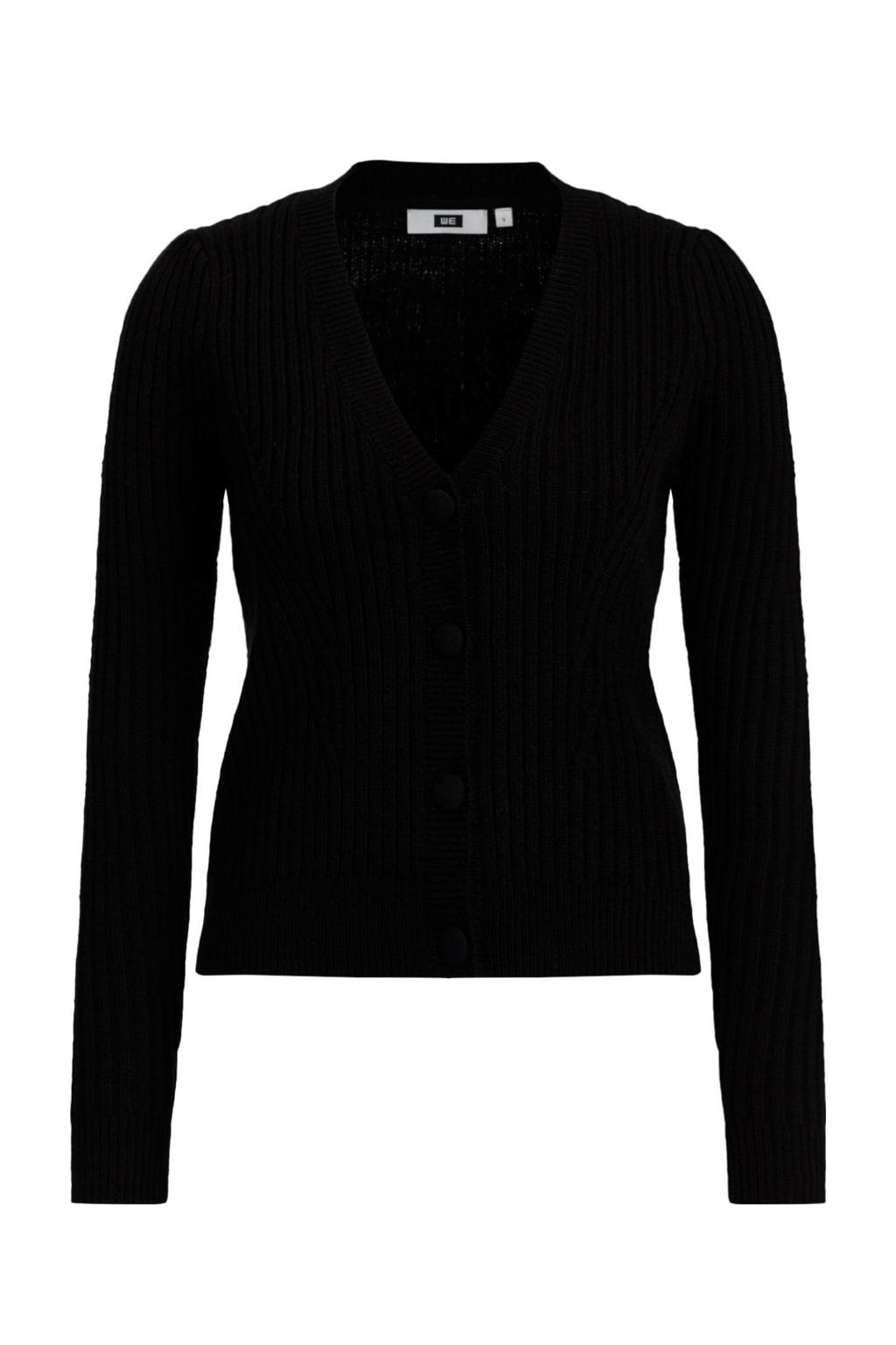 WE Fashion gebreid vest zwart wehkamp
