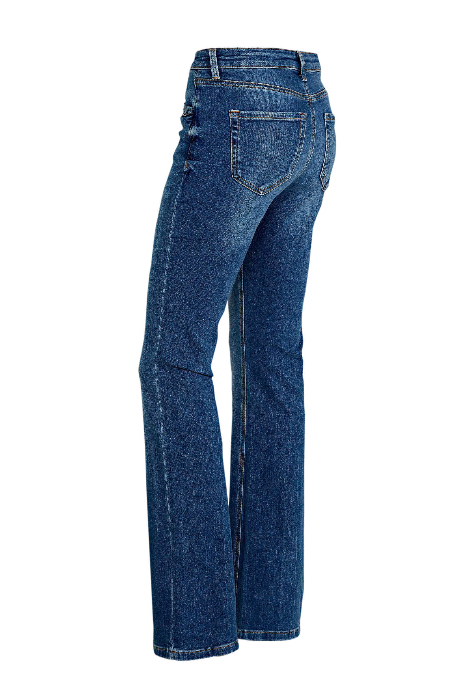 C\u0026A Yessica high waist bootcut jeans light denim | wehkamp