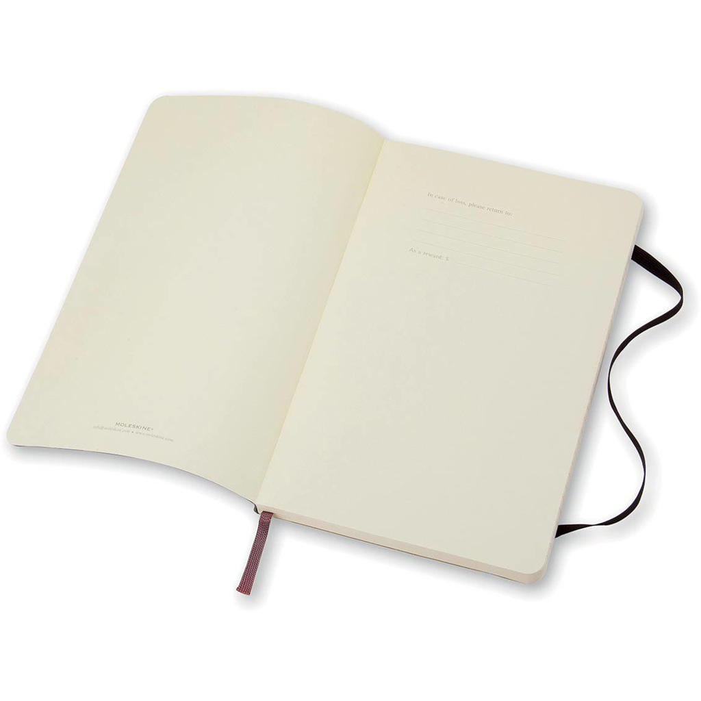 Moleskine notitieboek Soepel Pocket gelijnd zwart (9 x 14 cm) wehkamp