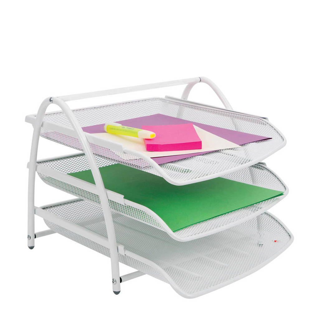 Alba brievenbak wit (set van 3), Wit