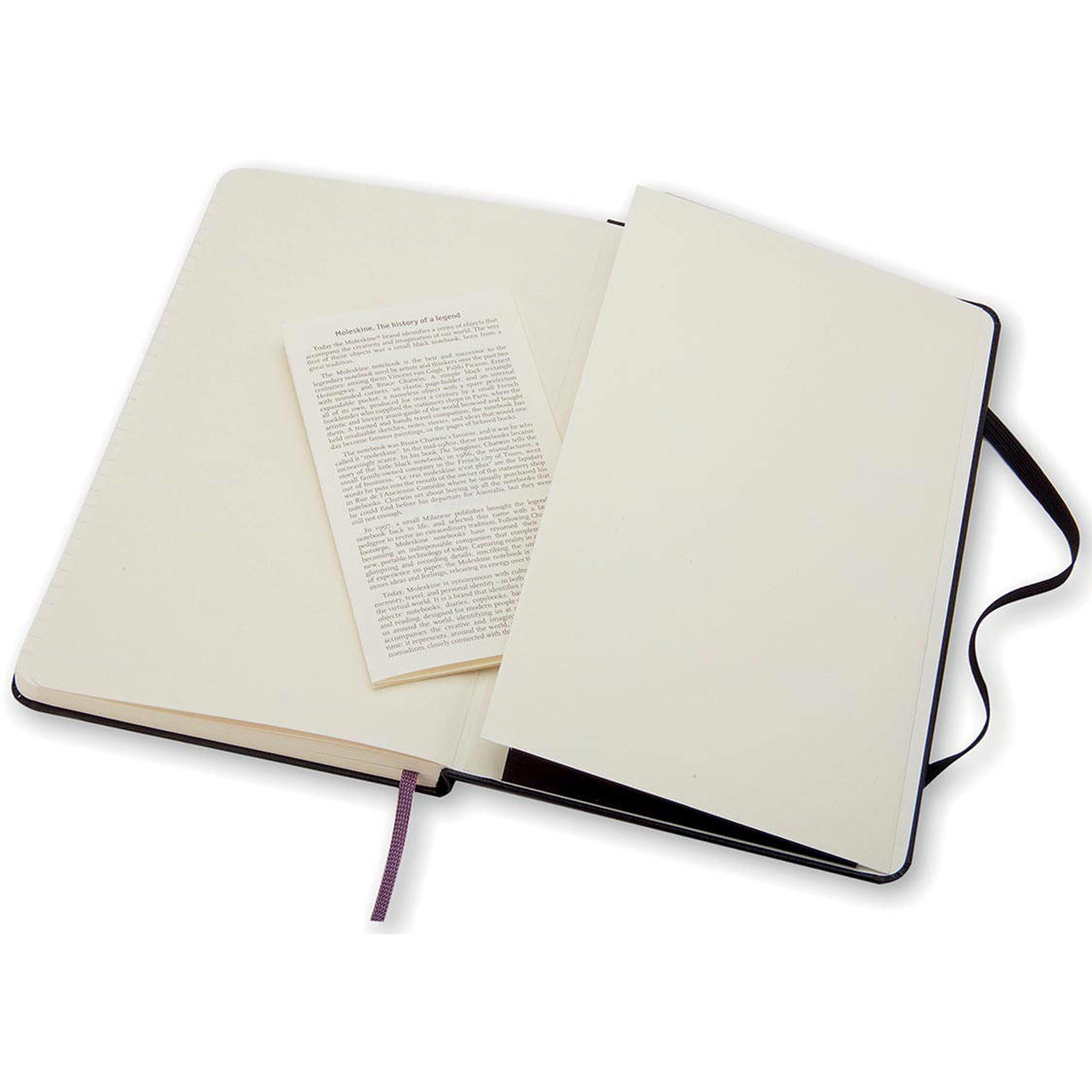 Moleskine notitieboek Hard Pocket gelijnd zwart (9 x 14 cm) wehkamp