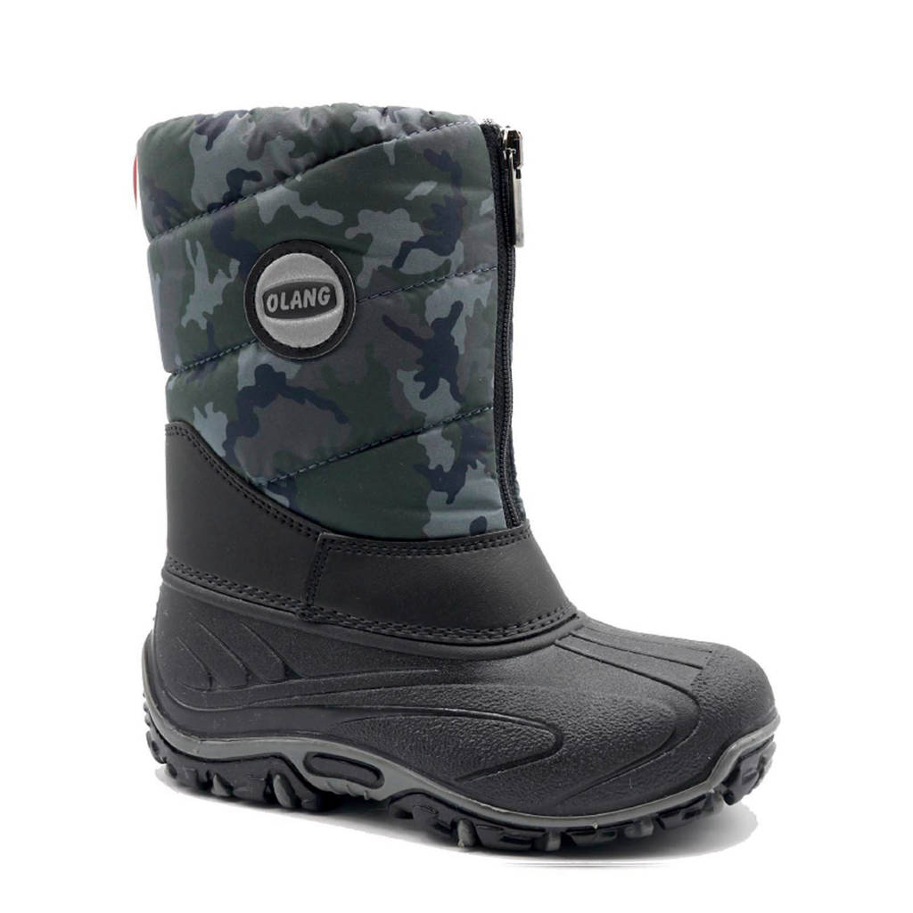 Olang BMX snowboots camouflage antraciet/grijs, Antraciet/grijs