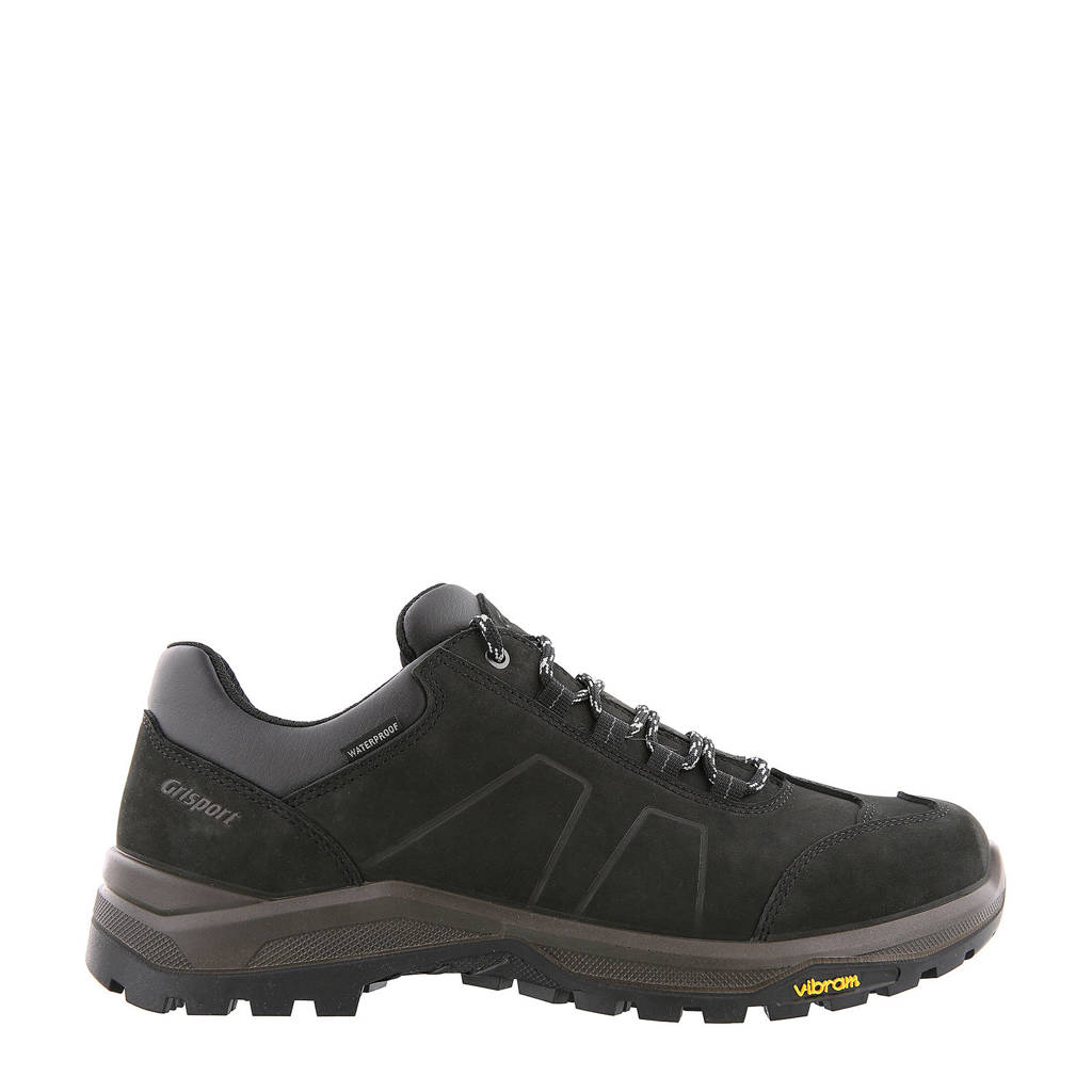 Grisport Utah Low wandelschoenen zwart, Zwart