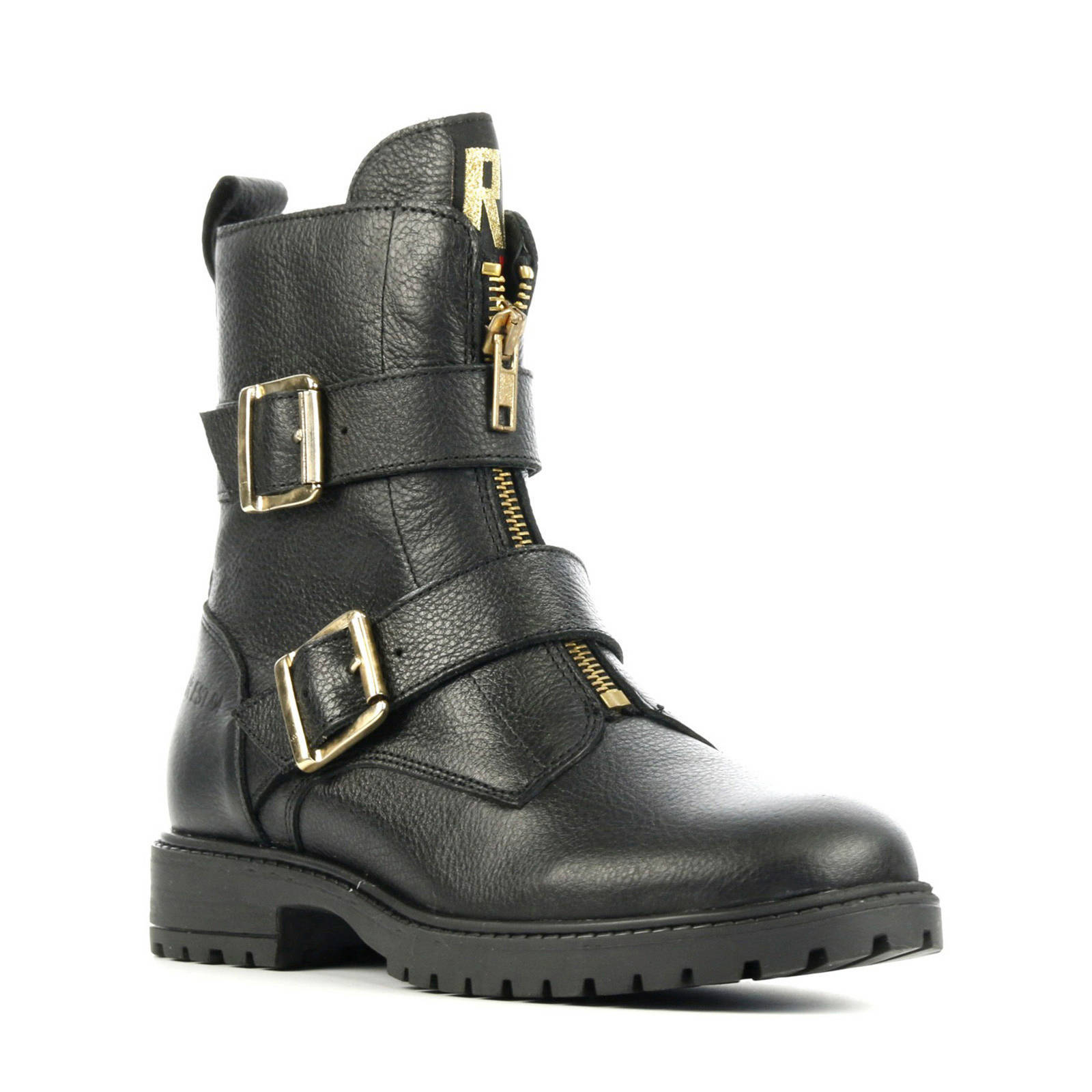 Red Rag 11102 leren bikerboots zwart | wehkamp Red Rag 11102 leren bikerboots zwart | wehkamp
