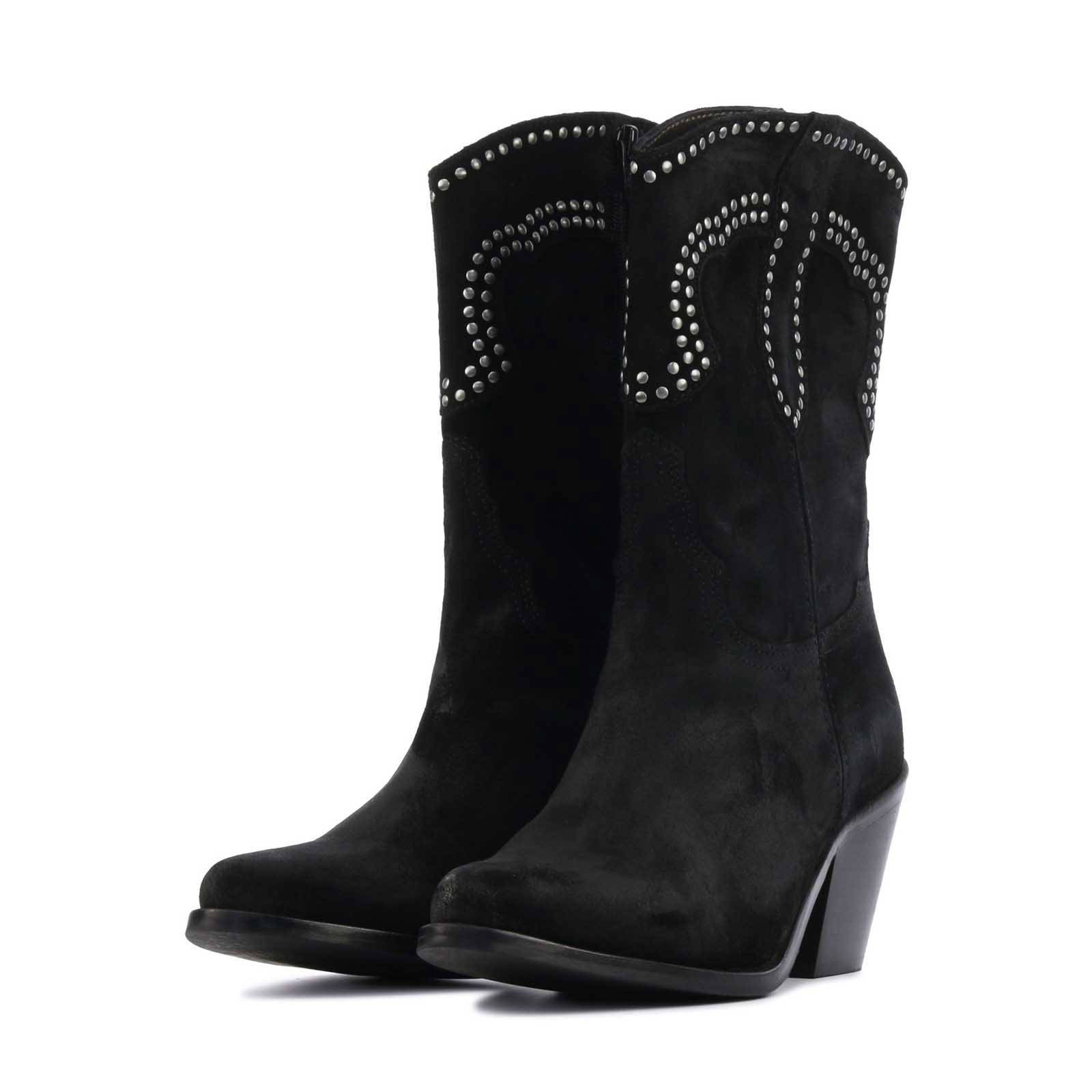Red Rag 77102 suède cowboylaarzen met studs zwart | wehkamp Red Rag 77102 suède cowboylaarzen met studs zwart | wehkamp