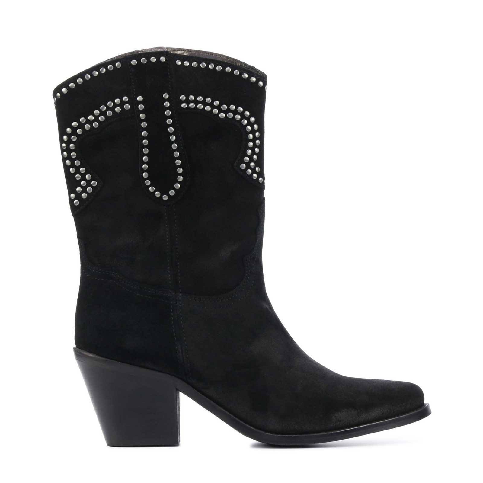 Red Rag 77102 suède cowboylaarzen met studs zwart | wehkamp Red Rag 77102 suède cowboylaarzen met studs zwart | wehkamp