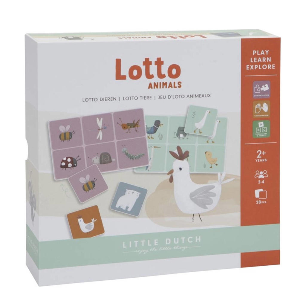 Little Dutch Lotto dieren kaartspel