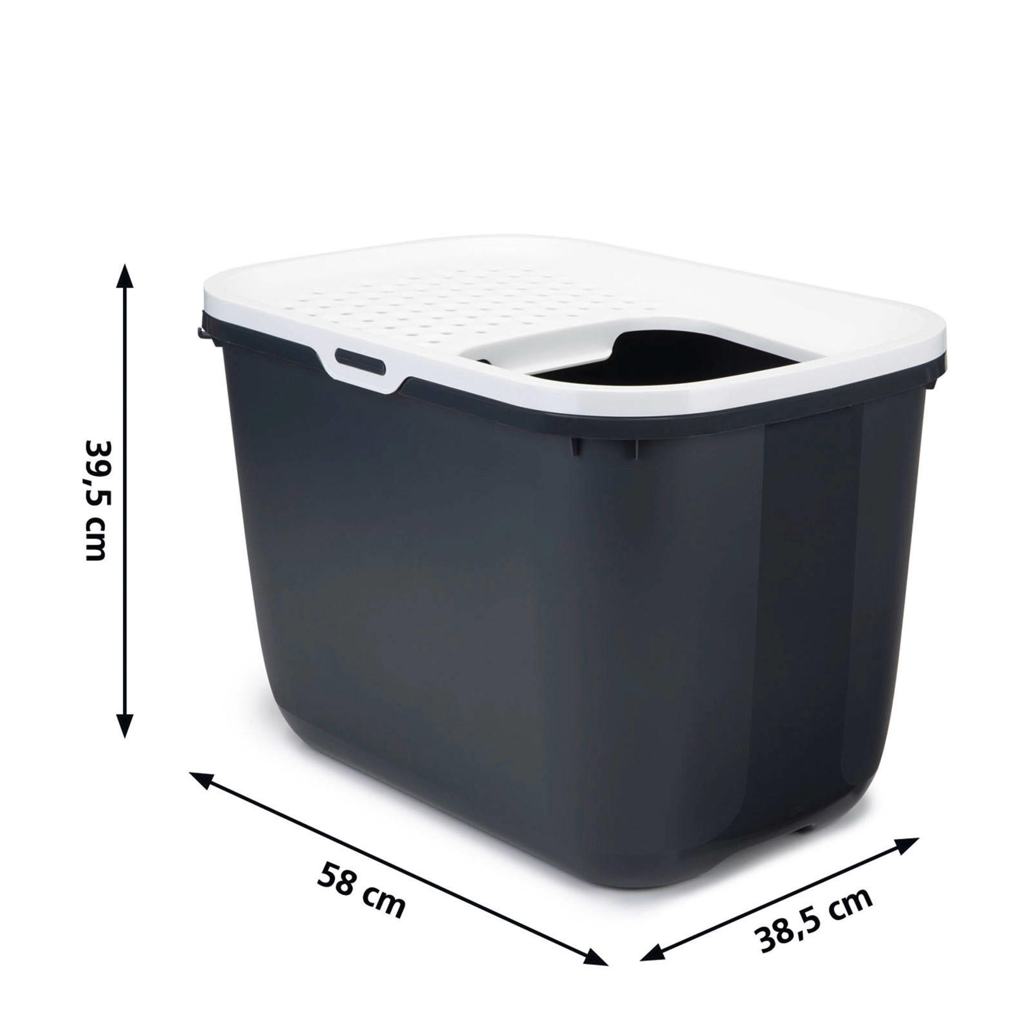 Savic Hop In Kattenbak Grijs 58x38,5x39,5 cm wehkamp