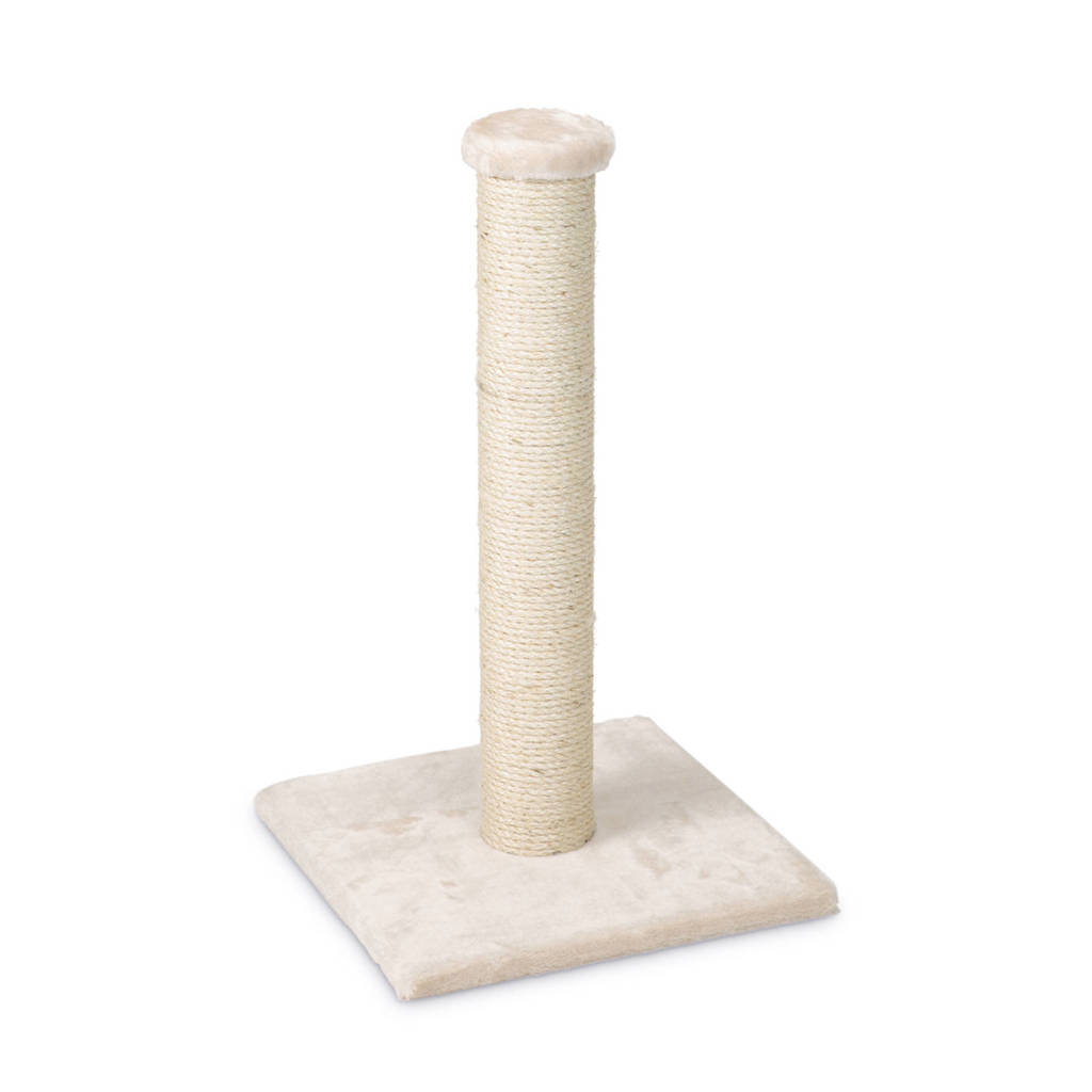 Beeztees Gina - Krabpaal - Beige - 34x34x60 cm