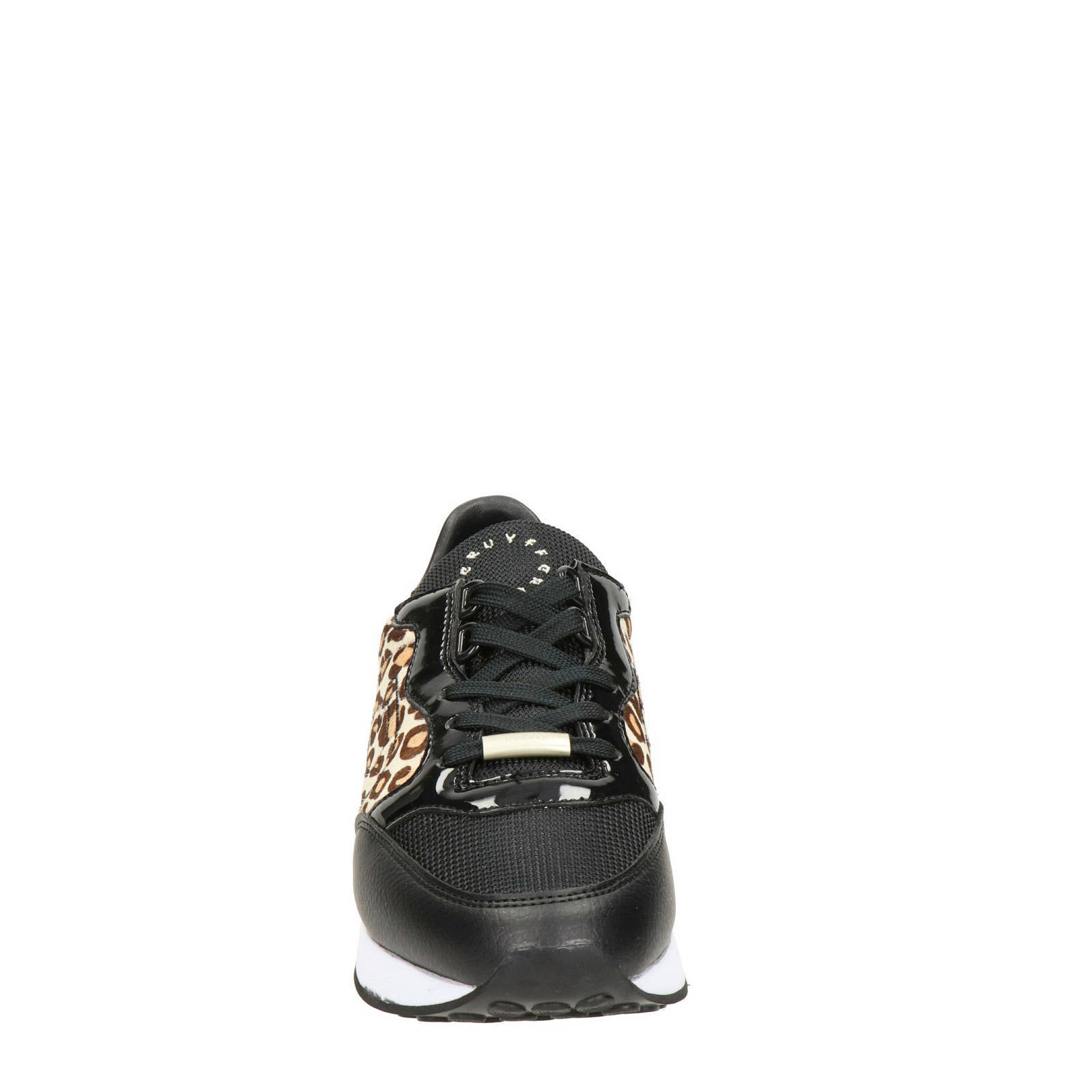 Cruyff Parkrunner sneakers zwart/panterprint | wehkamp