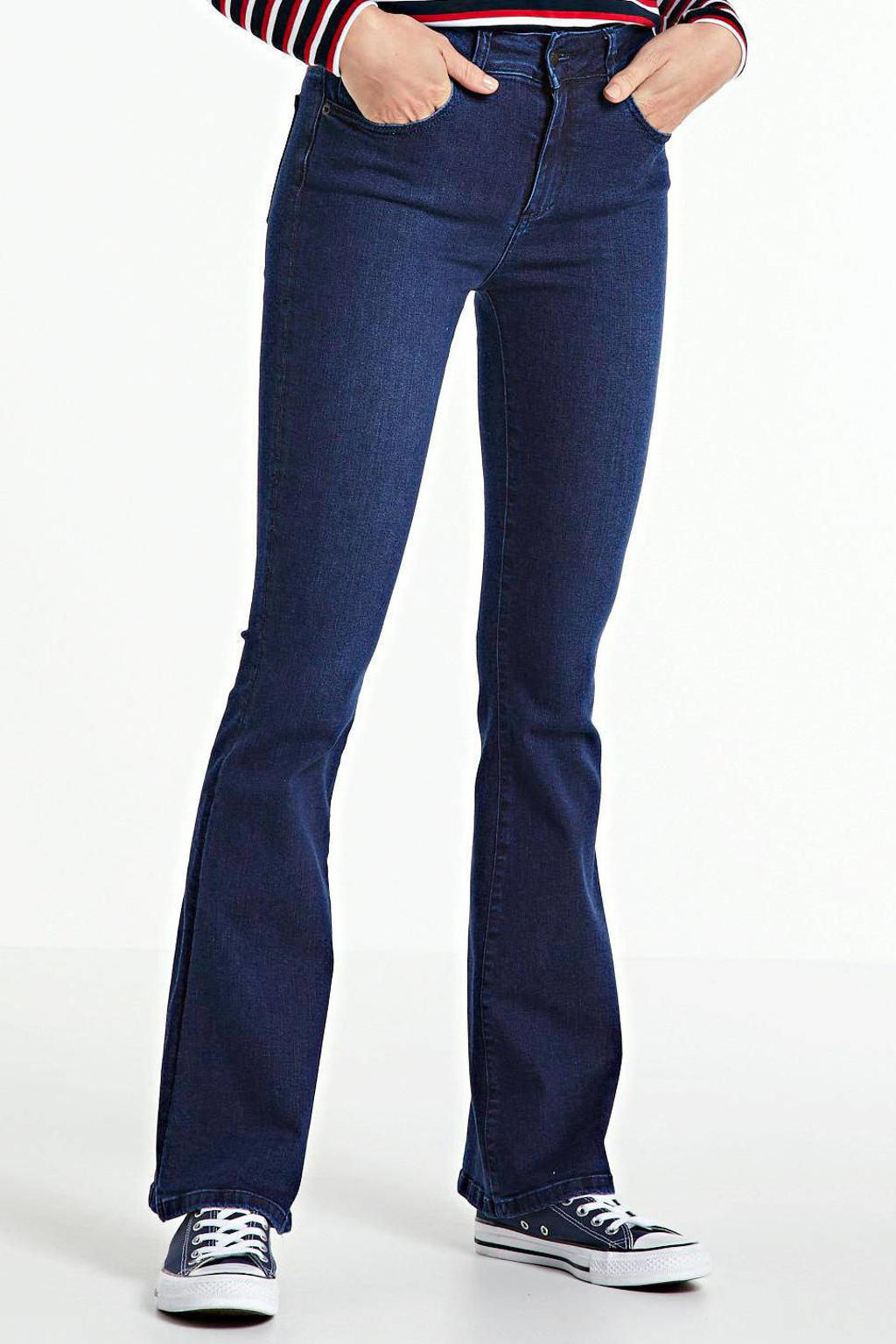 Lois high waist flared jeans Raval-16 navy blue