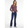 Lois high waist flared jeans Raval-16 navy blue
