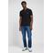 Lee regular fit polo zwart