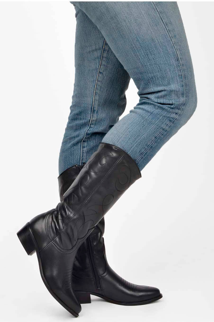 ▷ PS Poelman Dixie leren cowboylaarzen zwart online kopen | wehkamp sale:  50% korting