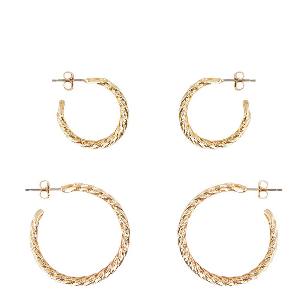 PIECES oorbellen PCPANZO goud (set van 2), Goud