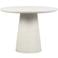 WOOOD Damon Ronde Eettafel - Betonlook - Wit - 76x100x10