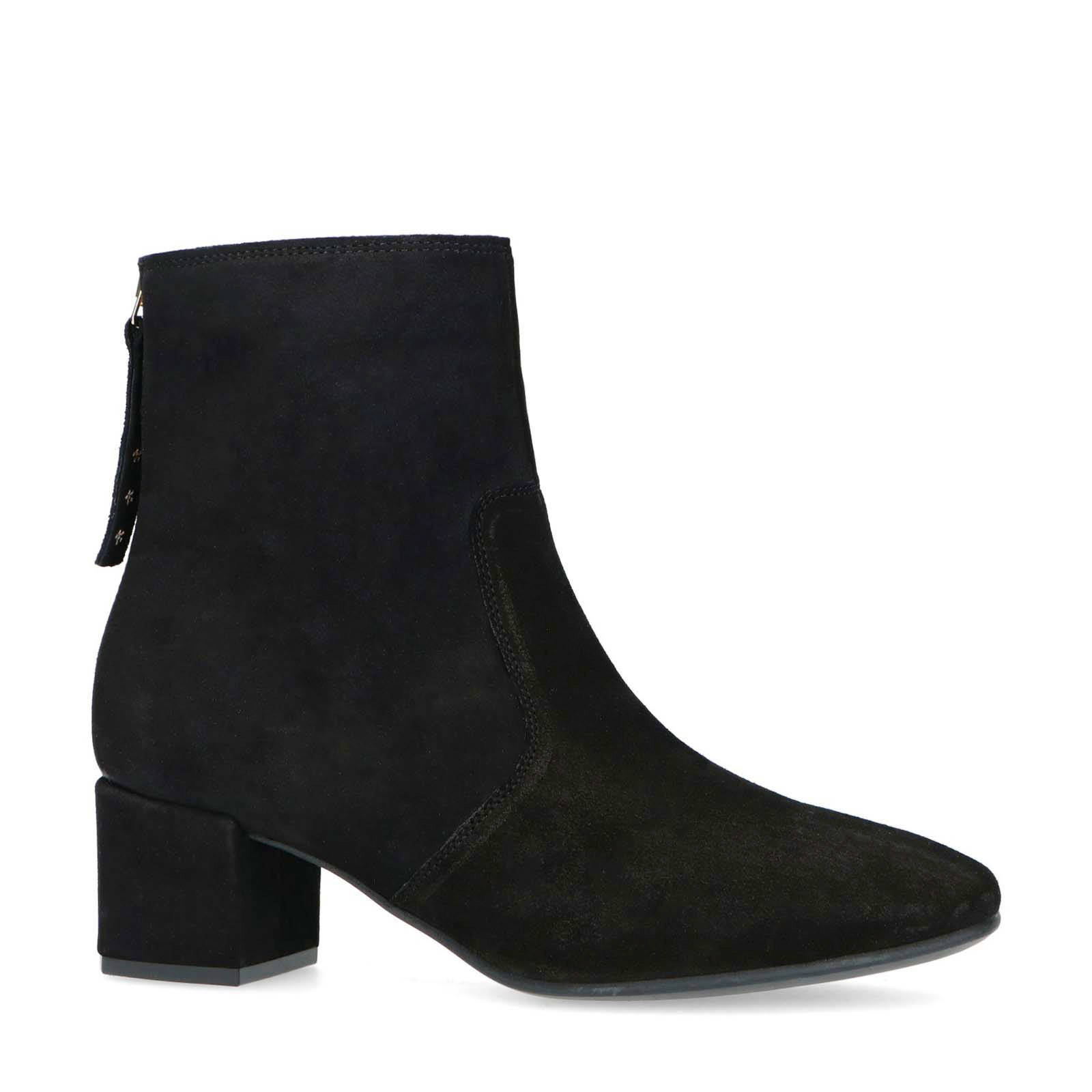 Pertini Dames Enkellaarsjes Zwart croco combi hoge chelsea bootie | Van den  Assem