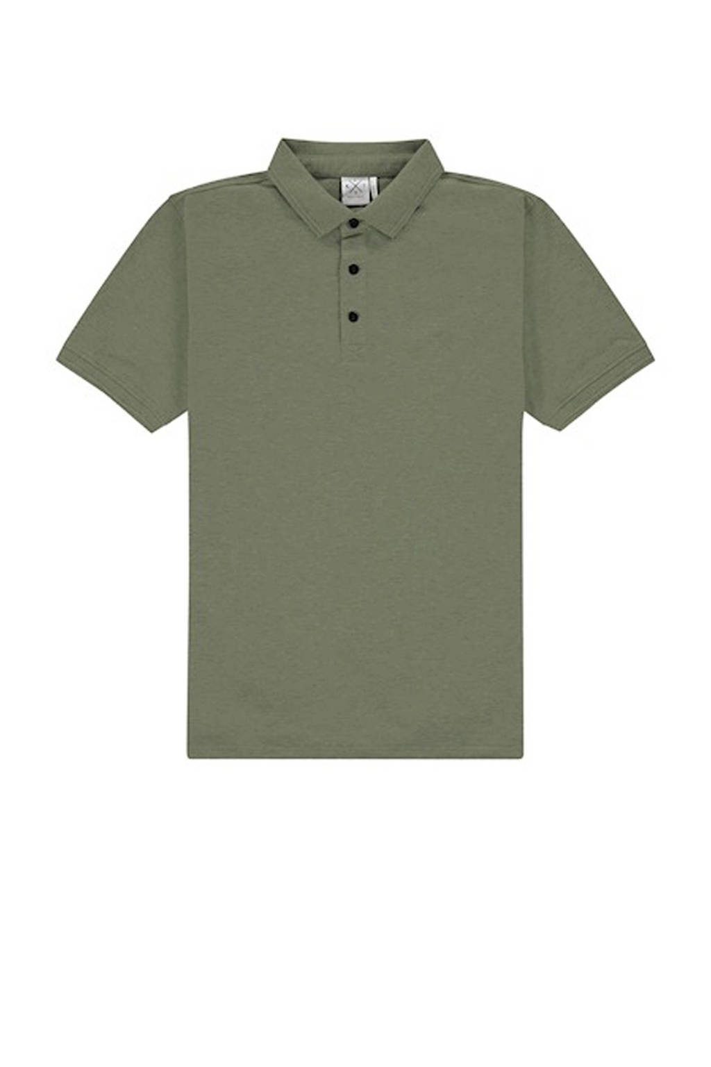 Kultivate regular fit polo kaki, Kaki