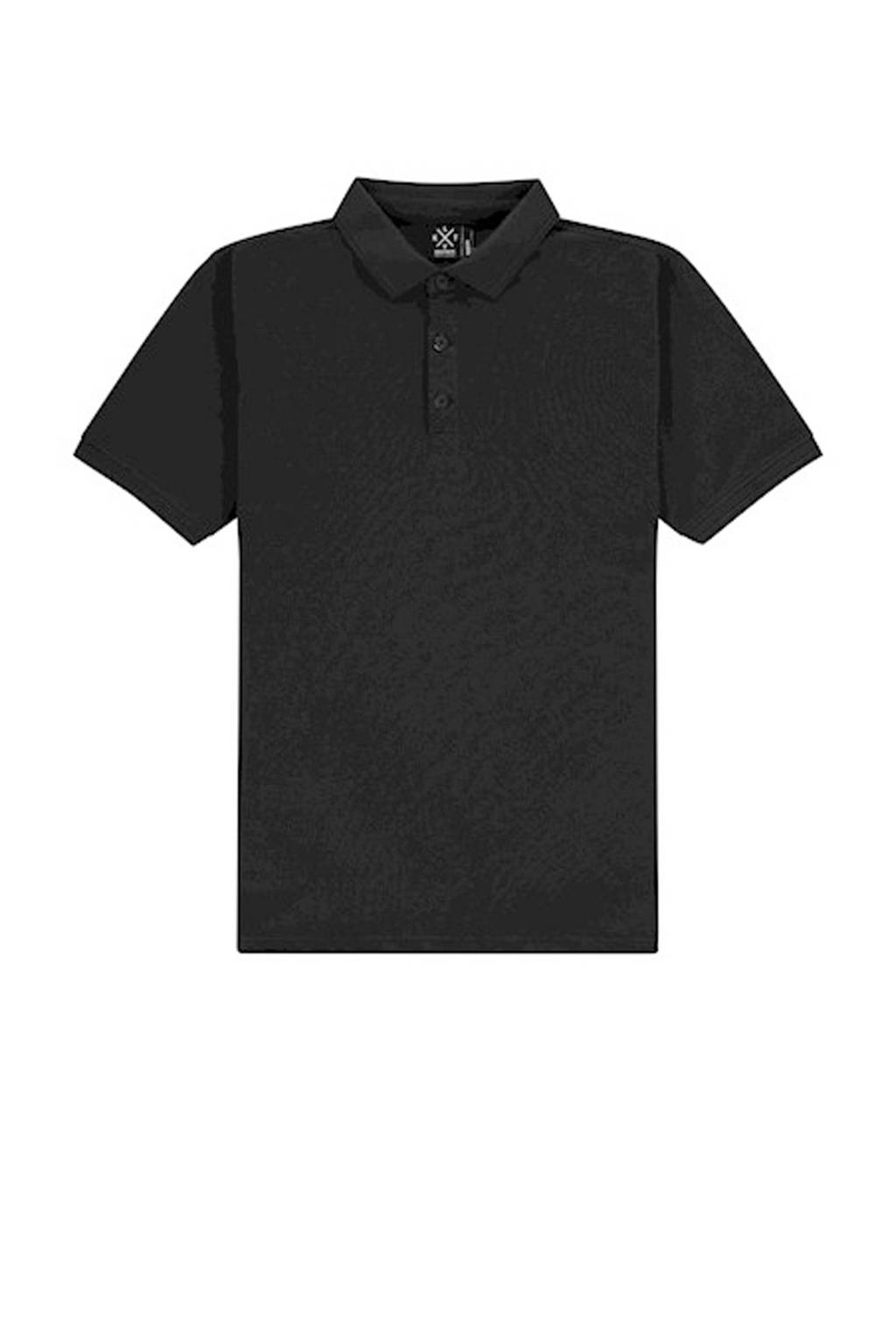 Kultivate regular fit polo zwart, Zwart