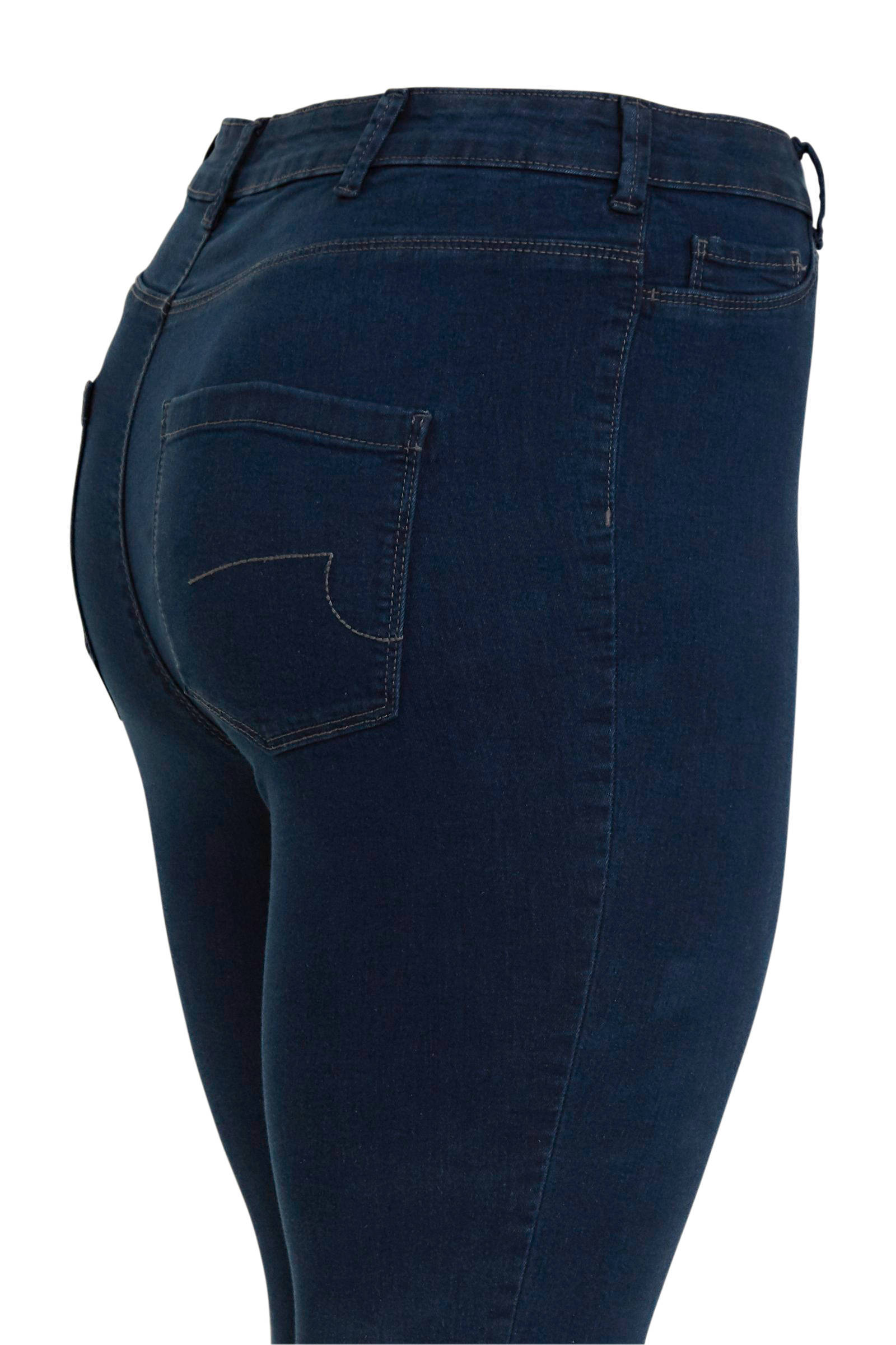 C&A XL Clockhouse cropped super skinny jeans dark denim wehkamp