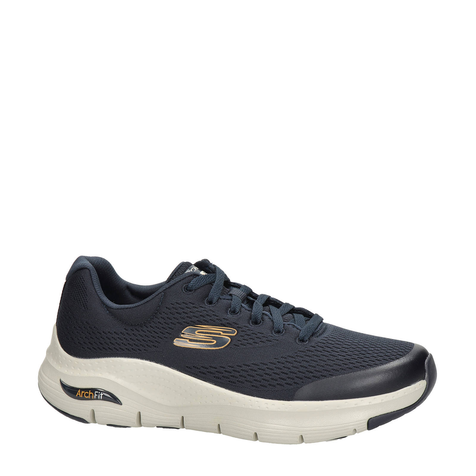 arch fit skechers blauw