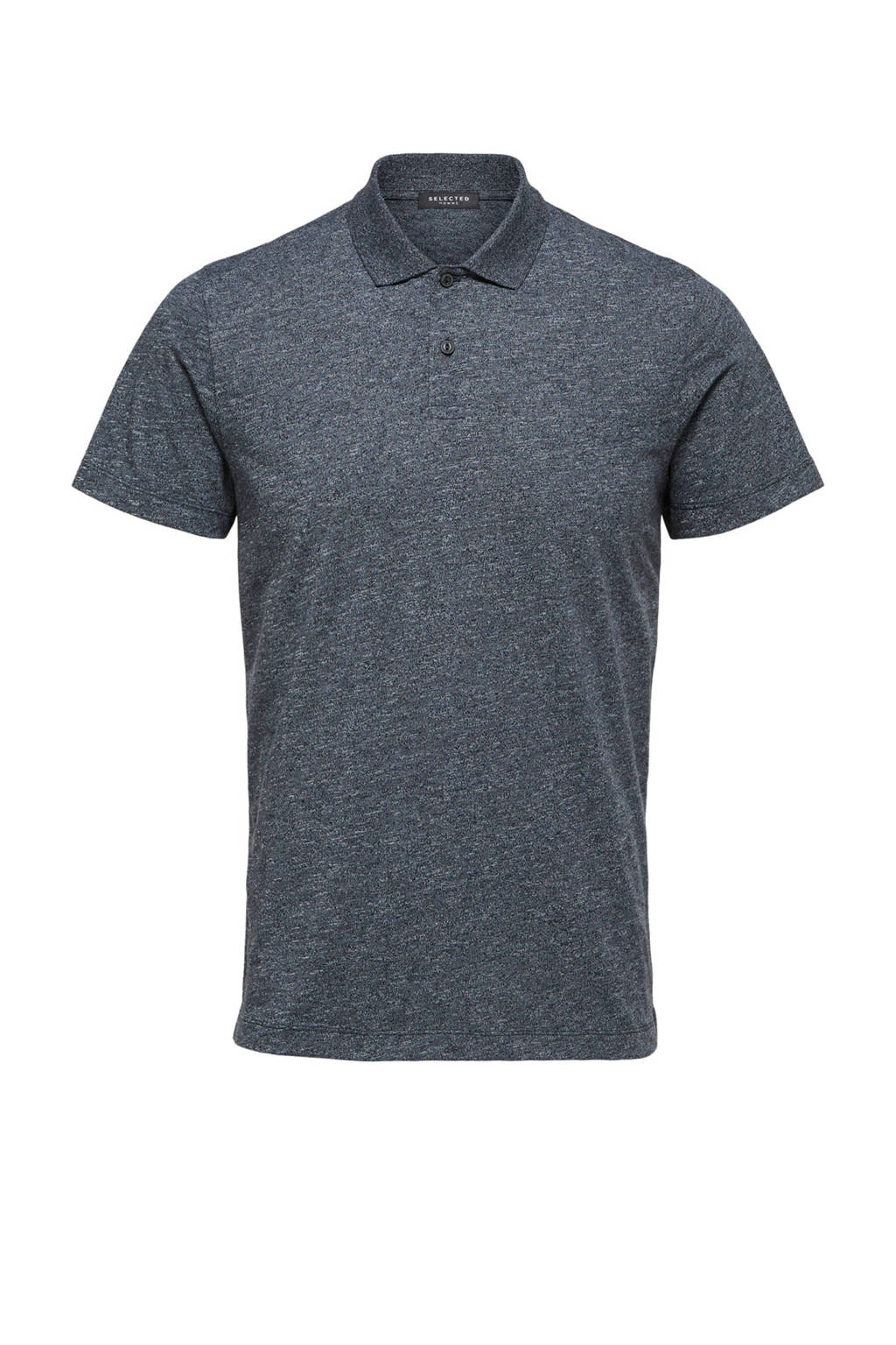 SELECTED HOMME regular fit polo donkerblauw, Donkerblauw
