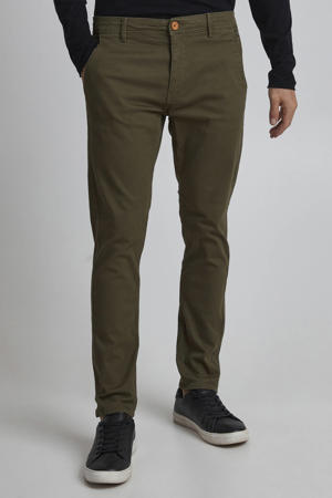 slim fit chino BHNATAN olijfgroen