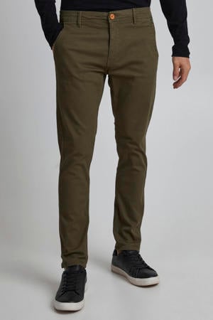 slim fit chino BHNATAN olijfgroen